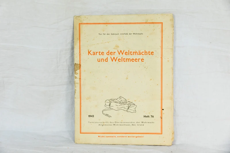 Karte der Weltmachte und Weltmeere OKH 1943