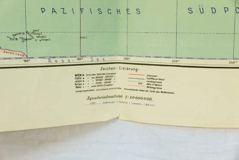 Karte der Weltmachte und Weltmeere OKH 1943