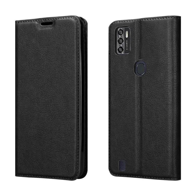 Cadorabo Hülle kompatibel mit ZTE Blade A7 2020 Schutzhülle mit Magnetverschluss, Standfunktion und Kartenfach