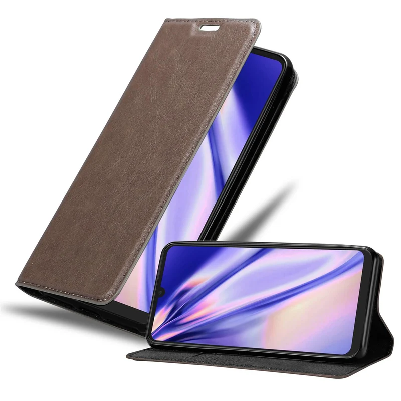 Cadorabo Hülle kompatibel mit ZTE Blade A7 2019 Schutzhülle mit Magnetverschluss, Standfunktion und Kartenfach