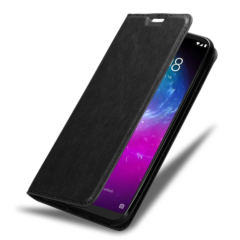 Cadorabo Hülle kompatibel mit ZTE Blade A7 2019 Schutzhülle mit Magnetverschluss, Standfunktion und Kartenfach
