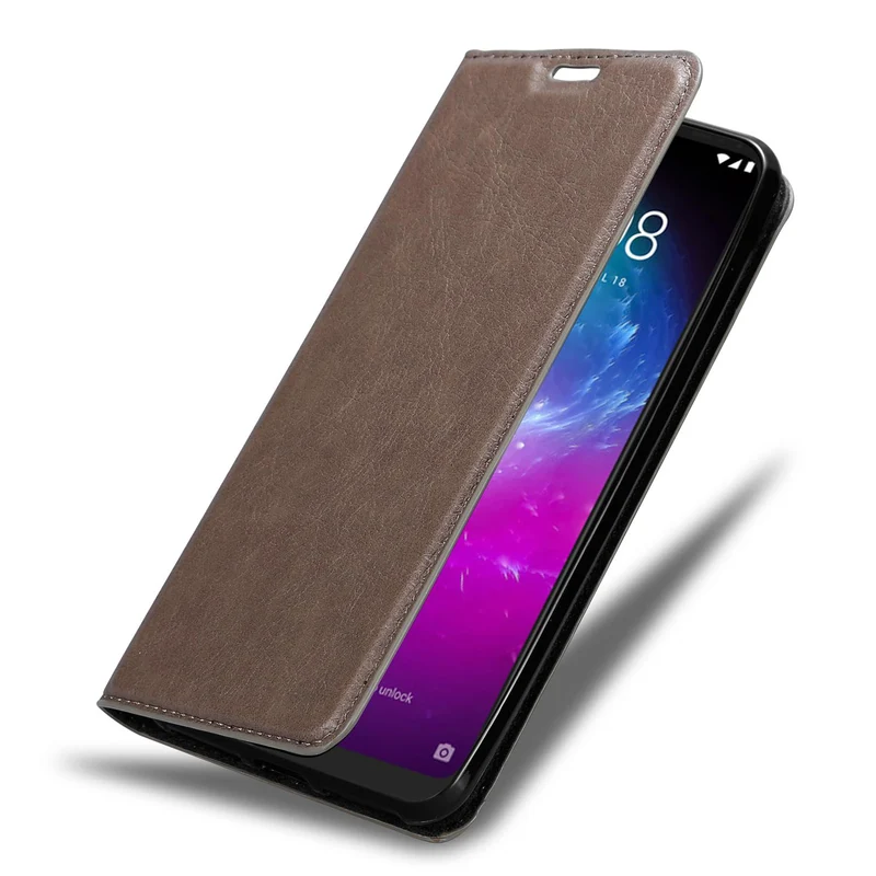 Cadorabo Hülle kompatibel mit ZTE Blade A7 2019 Schutzhülle mit Magnetverschluss, Standfunktion und Kartenfach