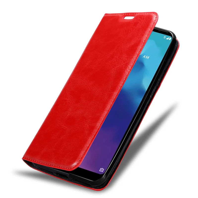 Cadorabo Hülle kompatibel mit ZTE Blade A5 2020 Schutzhülle mit Magnetverschluss, Standfunktion und Kartenfach
