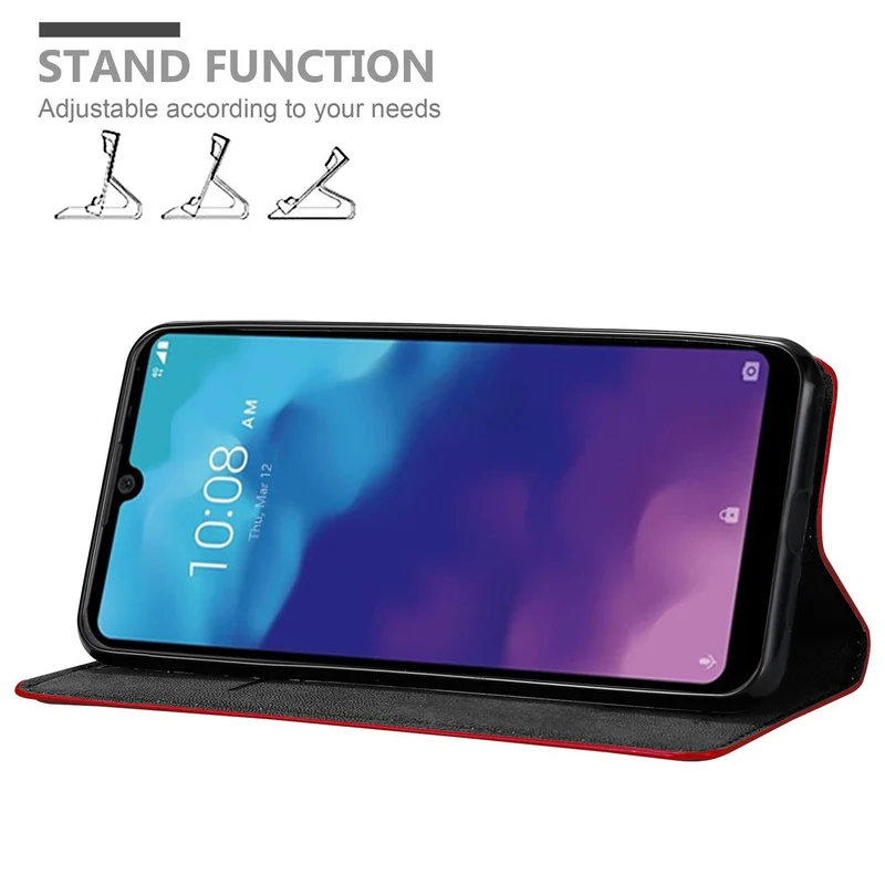 Cadorabo Hülle kompatibel mit ZTE Blade A5 2020 Schutzhülle mit Magnetverschluss, Standfunktion und Kartenfach
