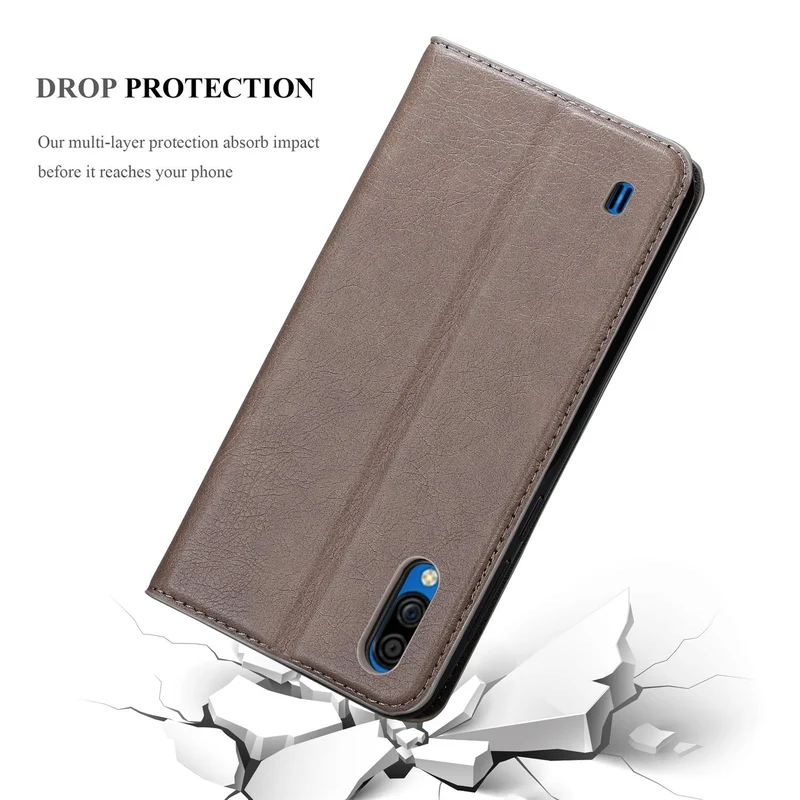 Cadorabo Hülle kompatibel mit ZTE Blade A5 2020 Schutzhülle mit Magnetverschluss, Standfunktion und Kartenfach