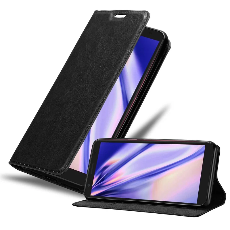 Cadorabo Hülle kompatibel mit ZTE Blade A3 2020 Schutzhülle mit Magnetverschluss, Standfunktion und Kartenfach