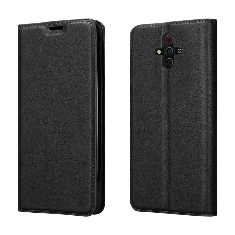 Cadorabo Hülle kompatibel mit ZTE Nubia PLAY 5G Schutzhülle mit Magnetverschluss, Standfunktion und Kartenfach
