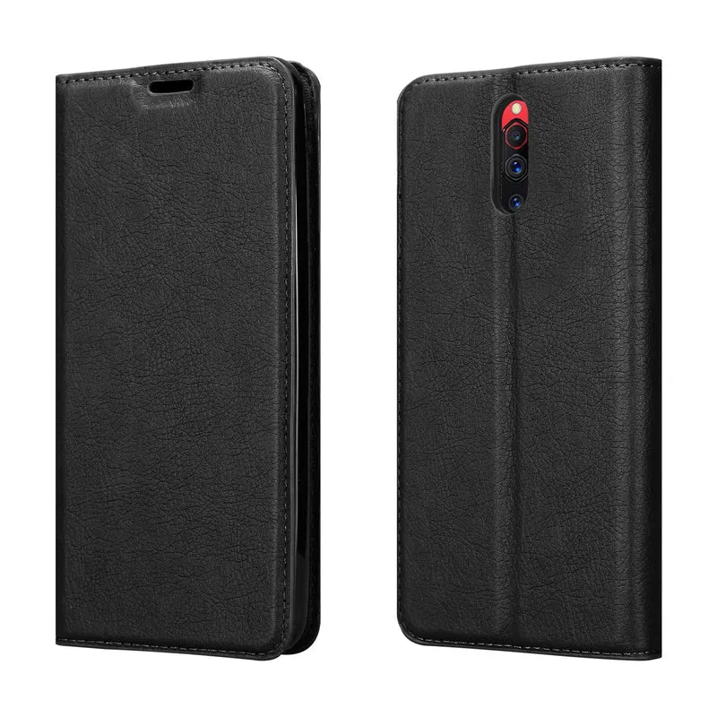 Cadorabo Hülle kompatibel mit ZTE Nubia Red Magic 5S Schutzhülle mit Magnetverschluss, Standfunktion und Kartenfach