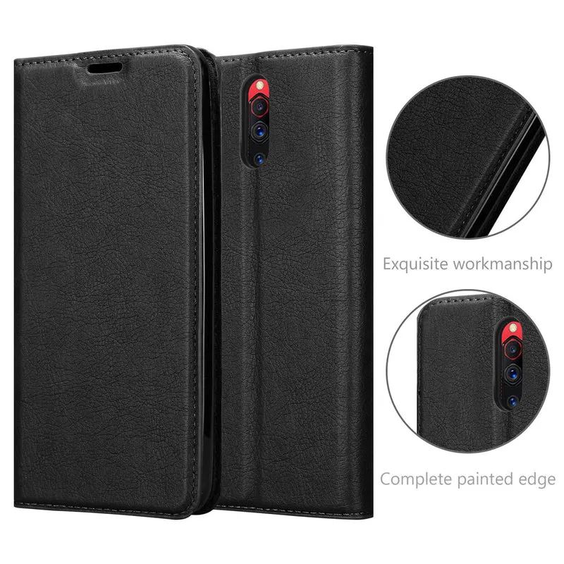 Cadorabo Hülle kompatibel mit ZTE Nubia Red Magic 5S Schutzhülle mit Magnetverschluss, Standfunktion und Kartenfach