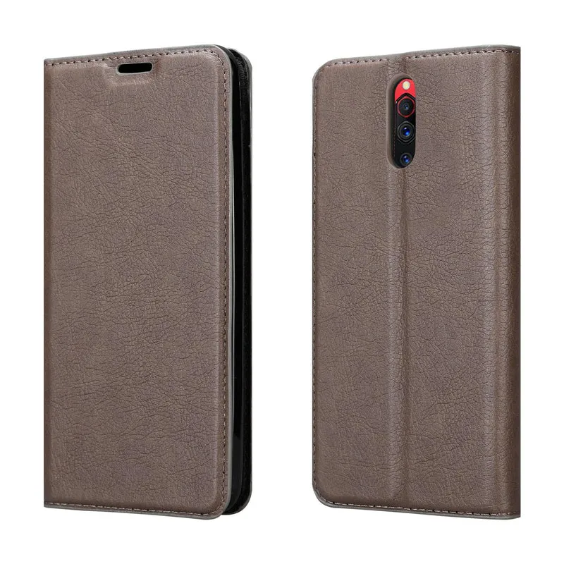 Cadorabo Hülle kompatibel mit ZTE Nubia Red Magic 5S Schutzhülle mit Magnetverschluss, Standfunktion und Kartenfach