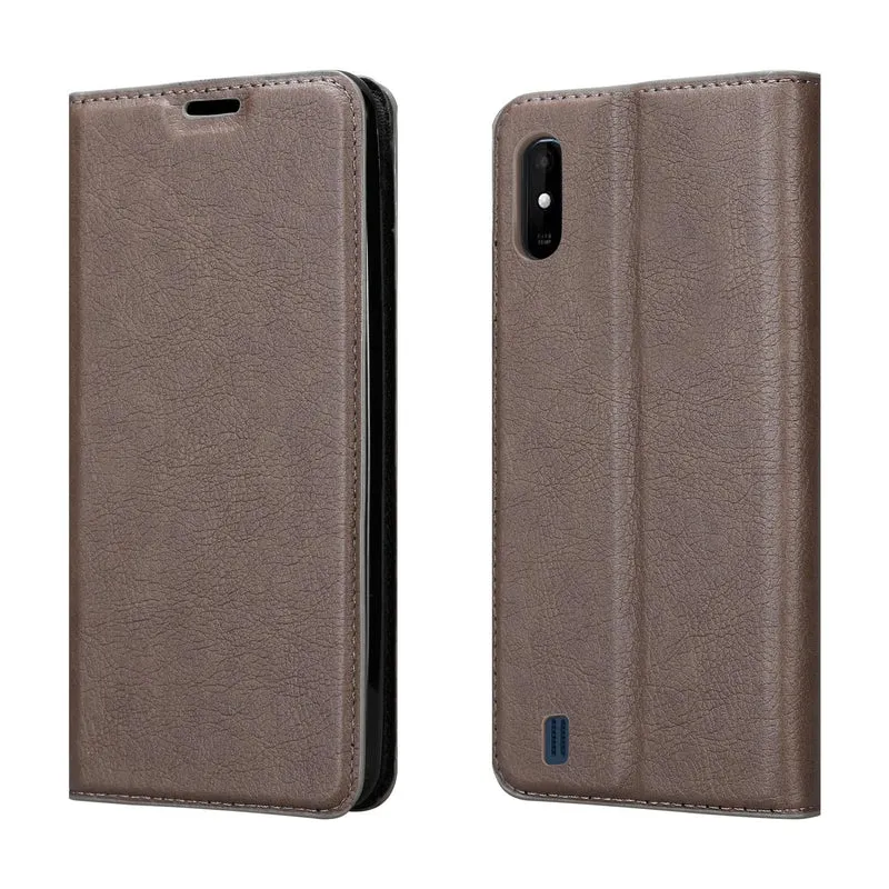 Cadorabo Hülle kompatibel mit WIKO Y81 Schutzhülle mit Magnetverschluss, Standfunktion und Kartenfach