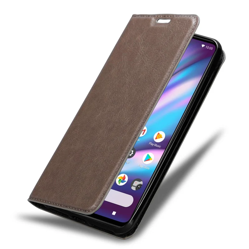 Cadorabo Hülle kompatibel mit WIKO VIEW 5 PLUS Schutzhülle mit Magnetverschluss, Standfunktion und Kartenfach
