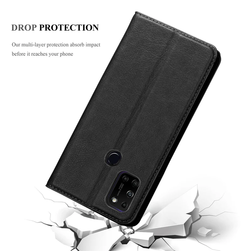 Cadorabo Hülle kompatibel mit WIKO VIEW 5 Schutzhülle mit Magnetverschluss, Standfunktion und Kartenfach