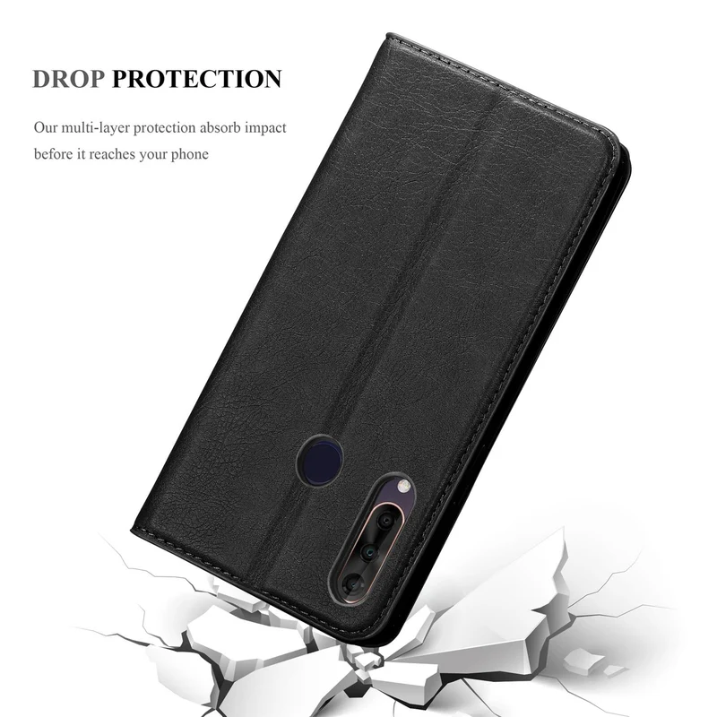 Cadorabo Hülle kompatibel mit WIKO VIEW 4 LITE Schutzhülle mit Magnetverschluss, Standfunktion und Kartenfach