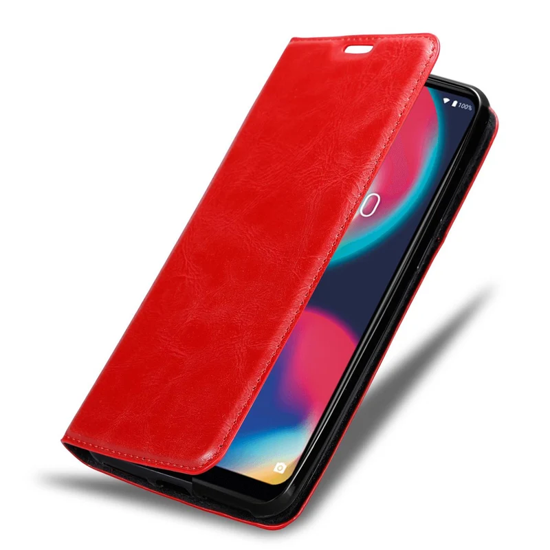 Cadorabo Hülle kompatibel mit WIKO VIEW 4 LITE Schutzhülle mit Magnetverschluss, Standfunktion und Kartenfach