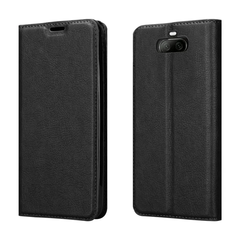 Cadorabo Hülle kompatibel mit Sony Xperia 20 Schutzhülle mit Magnetverschluss, Standfunktion und Kartenfach
