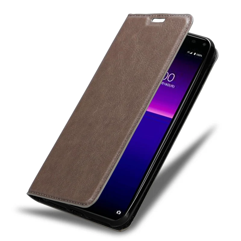 Cadorabo Hülle kompatibel mit Sony Xperia 20 Schutzhülle mit Magnetverschluss, Standfunktion und Kartenfach