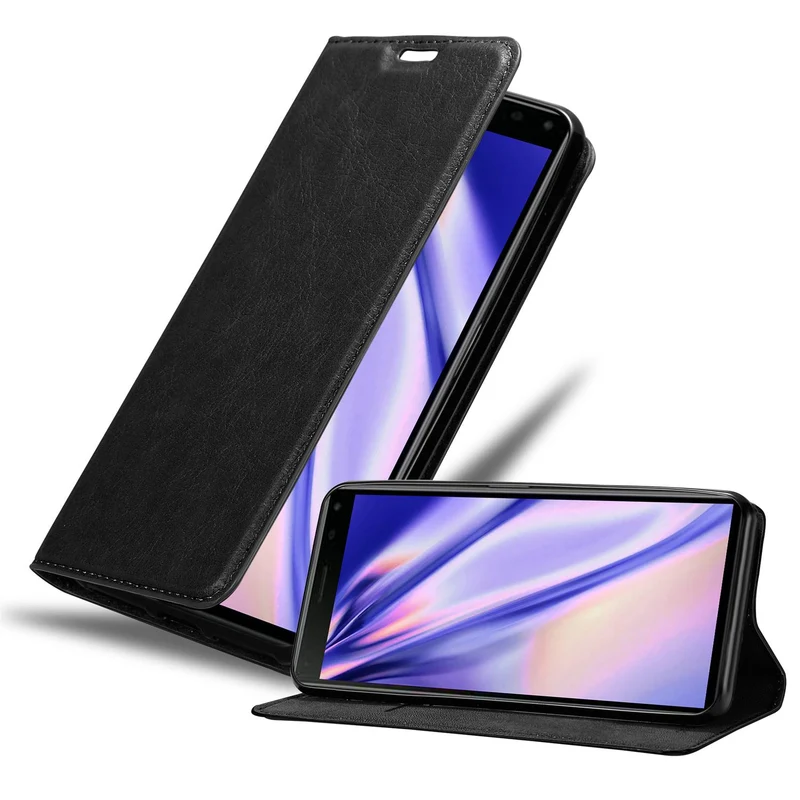 Cadorabo Hülle kompatibel mit Sony Xperia 8 Schutzhülle mit Magnetverschluss, Standfunktion und Kartenfach