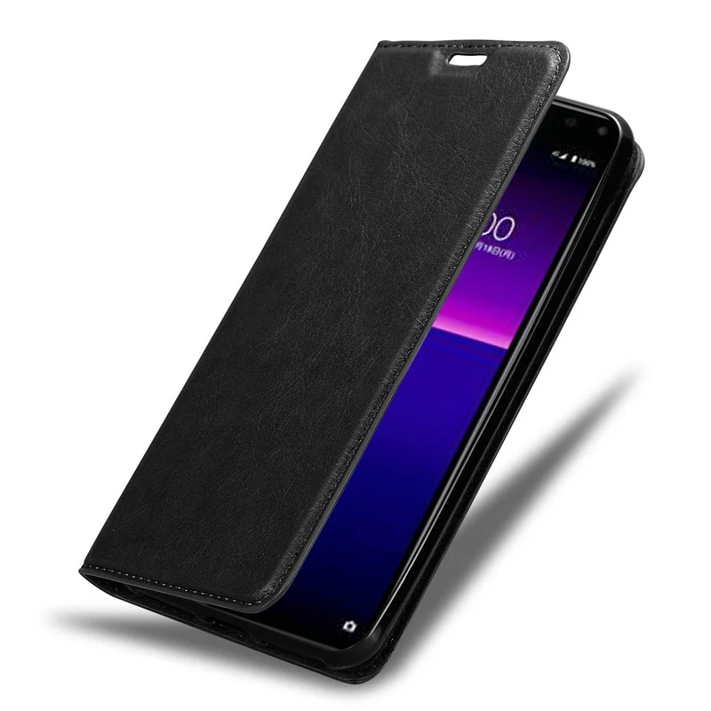 Cadorabo Hülle kompatibel mit Sony Xperia 8 Schutzhülle mit Magnetverschluss, Standfunktion und Kartenfach
