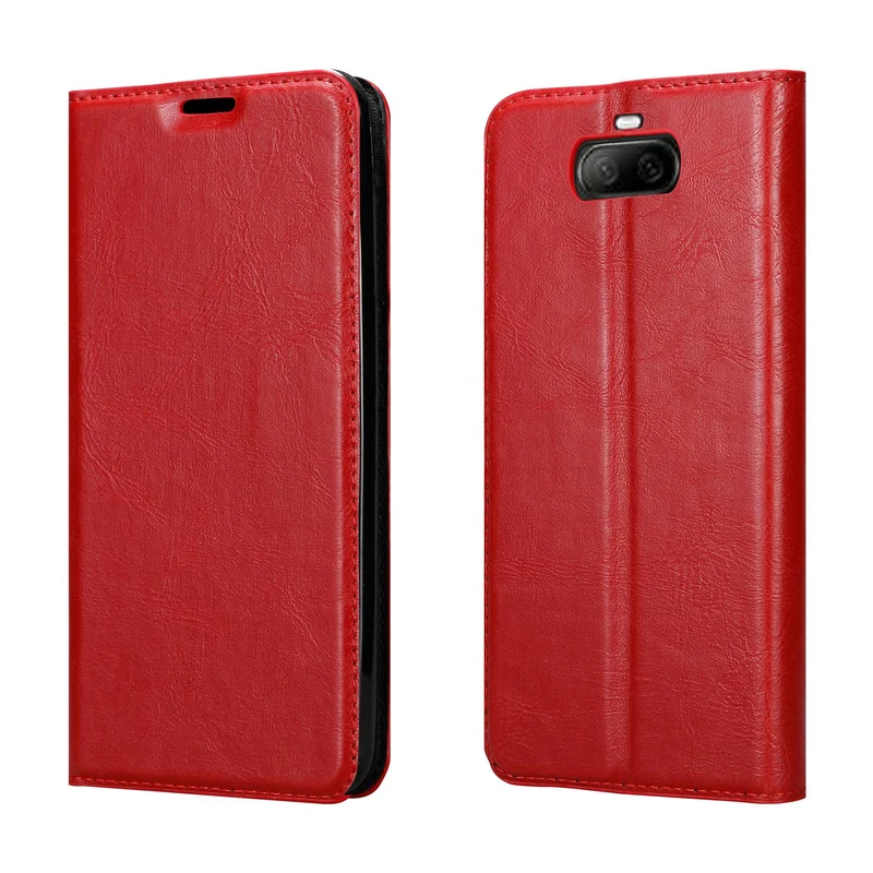 Cadorabo Hülle kompatibel mit Sony Xperia 8 Schutzhülle mit Magnetverschluss, Standfunktion und Kartenfach