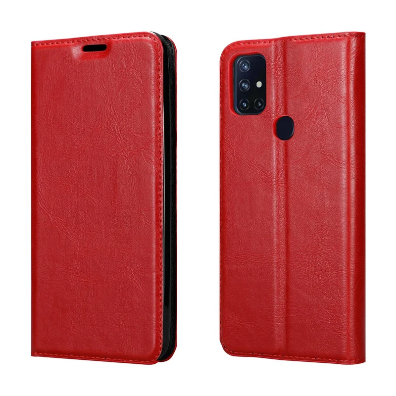 Cadorabo Hülle kompatibel mit OnePlus Nord N100 Schutzhülle mit Magnetverschluss, Standfunktion und Kartenfach