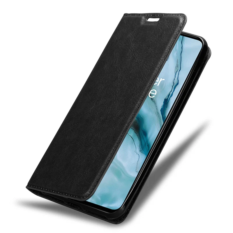 Cadorabo Hülle kompatibel mit OnePlus Nord Schutzhülle mit Magnetverschluss, Standfunktion und Kartenfach