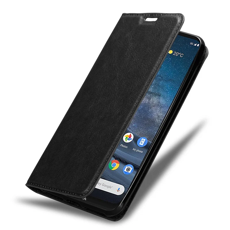 Cadorabo Hülle kompatibel mit Nokia 8,3 Schutzhülle mit Magnetverschluss, Standfunktion und Kartenfach