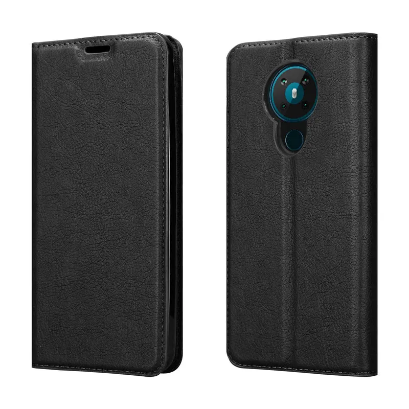 Cadorabo Hülle kompatibel mit Nokia 5,3 Schutzhülle mit Magnetverschluss, Standfunktion und Kartenfach