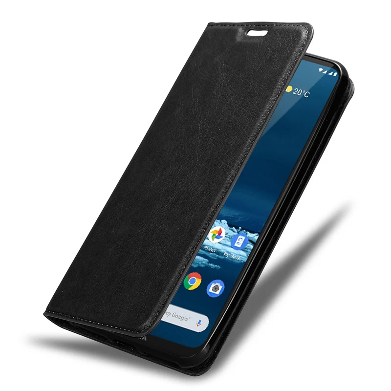 Cadorabo Hülle kompatibel mit Nokia 5,3 Schutzhülle mit Magnetverschluss, Standfunktion und Kartenfach