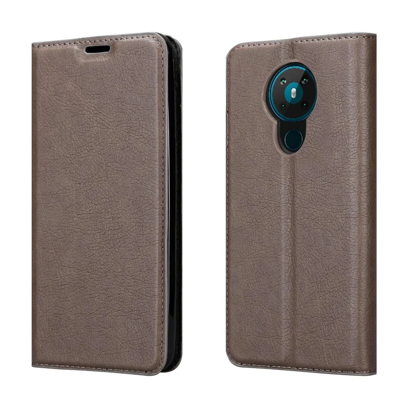 Cadorabo Hülle kompatibel mit Nokia 5,3 Schutzhülle mit Magnetverschluss, Standfunktion und Kartenfach