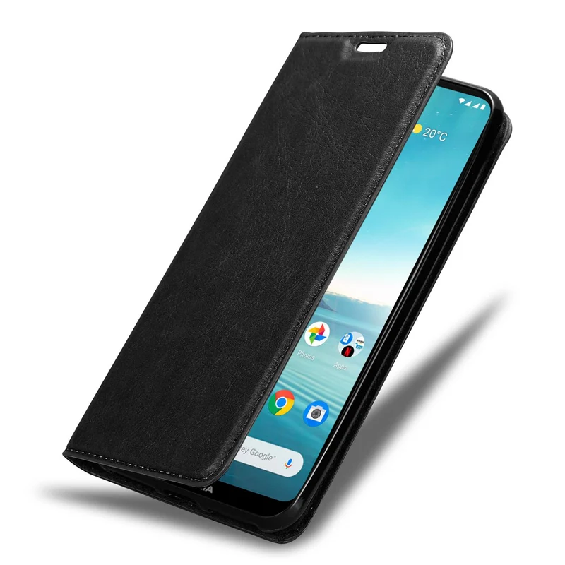 Cadorabo Hülle kompatibel mit Nokia 3,4 Schutzhülle mit Magnetverschluss, Standfunktion und Kartenfach