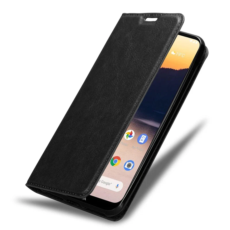 Cadorabo Hülle kompatibel mit Nokia 2,3 Schutzhülle mit Magnetverschluss, Standfunktion und Kartenfach