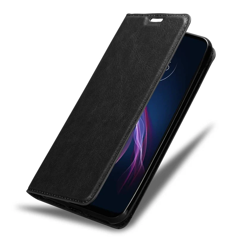 Cadorabo Hülle kompatibel mit Motorola ONE FUSION+ Schutzhülle mit Magnetverschluss, Standfunktion und Kartenfach