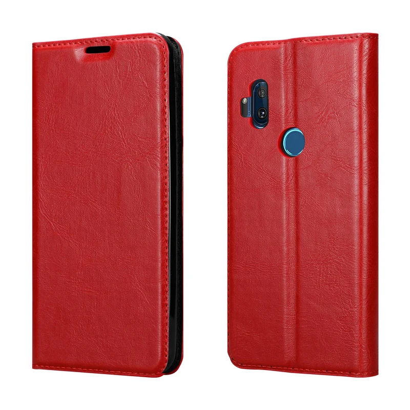 Cadorabo Hülle kompatibel mit Motorola ONE HYPER Schutzhülle mit Magnetverschluss, Standfunktion und Kartenfach