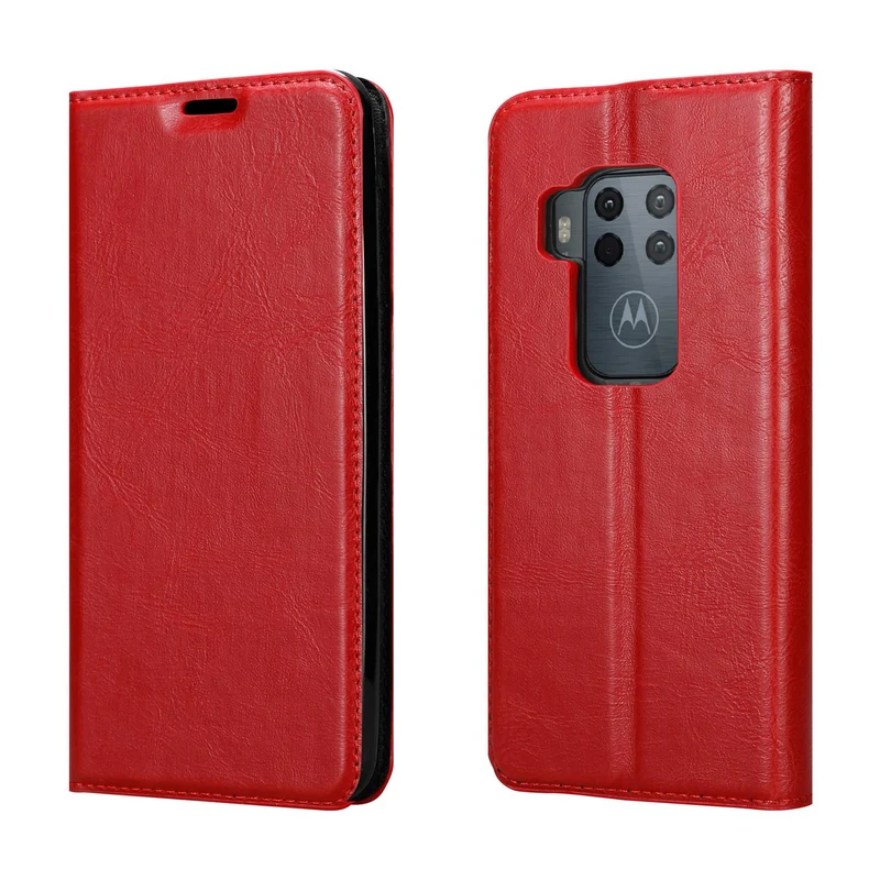 Cadorabo Hülle kompatibel mit Motorola ONE PRO / ONE ZOOM Schutzhülle mit Magnetverschluss, Standfunktion und Kartenfach