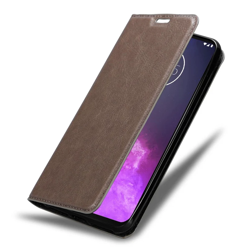 Cadorabo Hülle kompatibel mit Motorola ONE PRO / ONE ZOOM Schutzhülle mit Magnetverschluss, Standfunktion und Kartenfach