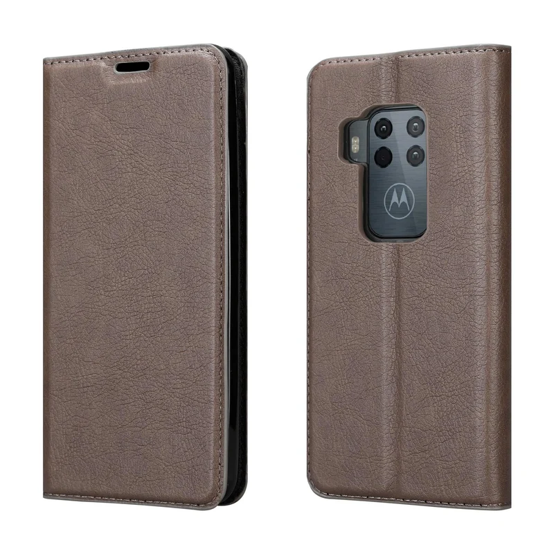 Cadorabo Hülle kompatibel mit Motorola ONE PRO / ONE ZOOM Schutzhülle mit Magnetverschluss, Standfunktion und Kartenfach