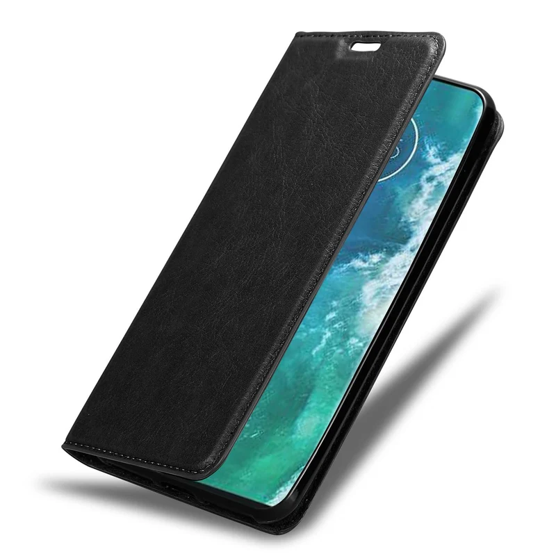 Cadorabo Hülle kompatibel mit Motorola EDGE+ Schutzhülle mit Magnetverschluss, Standfunktion und Kartenfach