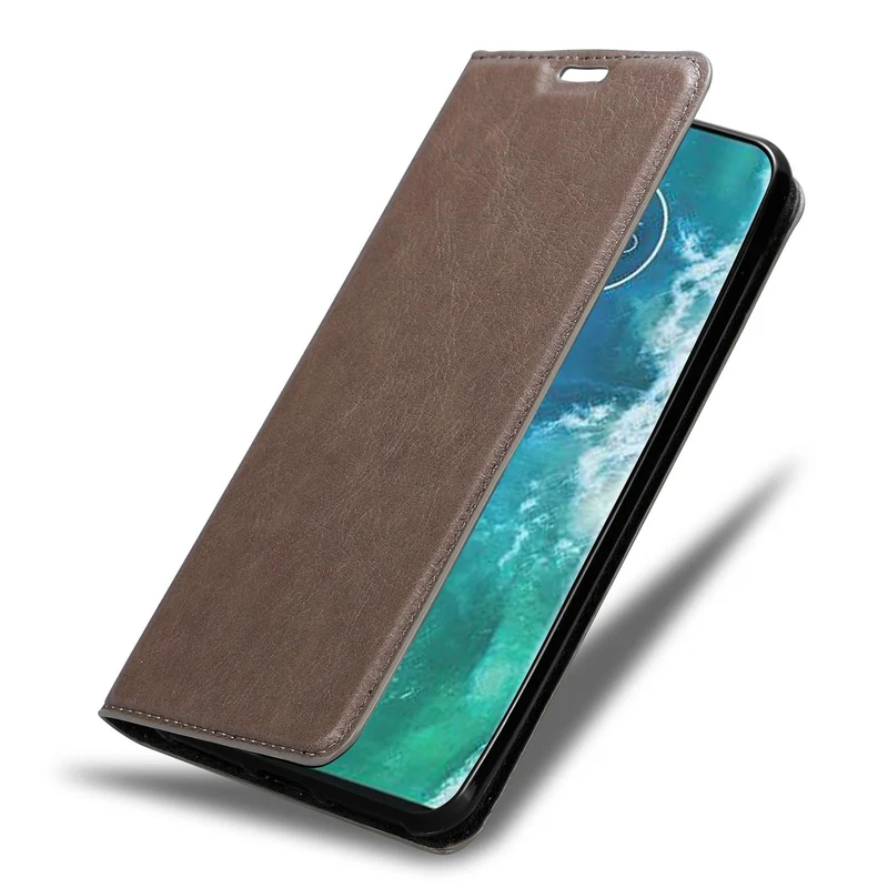 Cadorabo Hülle kompatibel mit Motorola EDGE+ Schutzhülle mit Magnetverschluss, Standfunktion und Kartenfach