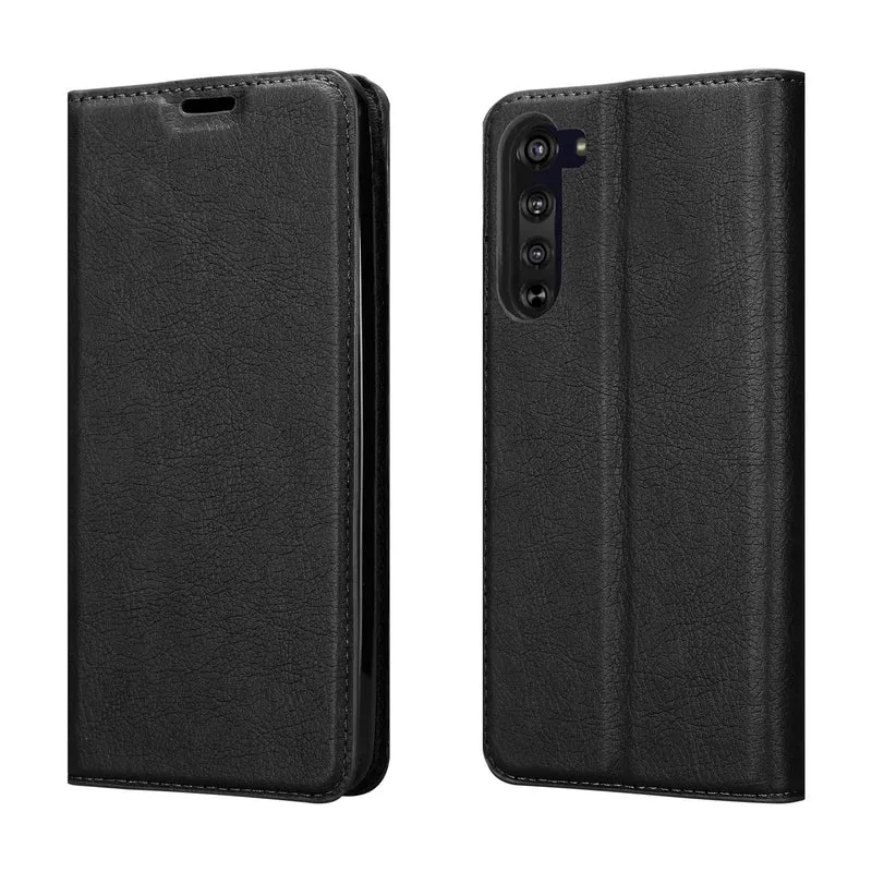 Cadorabo Hülle kompatibel mit Motorola EDGE Schutzhülle mit Magnetverschluss, Standfunktion und Kartenfach