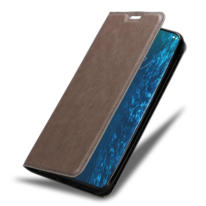 Cadorabo Hülle kompatibel mit Motorola EDGE Schutzhülle mit Magnetverschluss, Standfunktion und Kartenfach