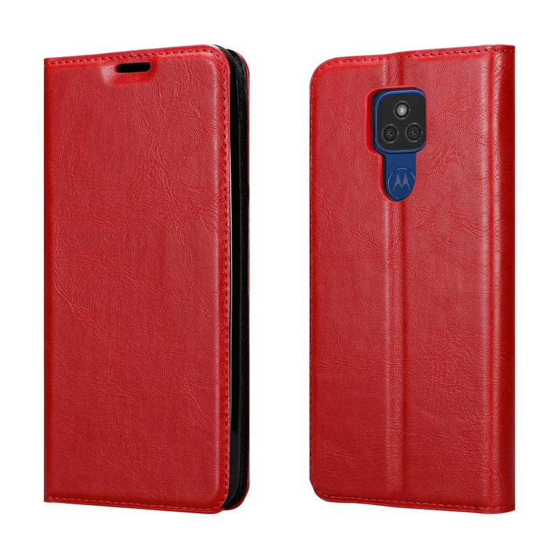 Cadorabo Hülle kompatibel mit Motorola MOTO E7 PLUS Schutzhülle mit Magnetverschluss, Standfunktion und Kartenfach