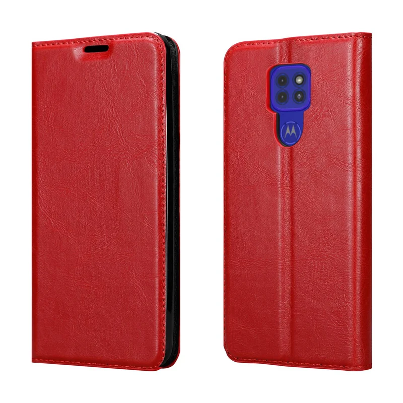 Cadorabo Hülle kompatibel mit Motorola MOTO G9 PLAY Schutzhülle mit Magnetverschluss, Standfunktion und Kartenfach