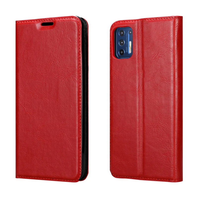 Cadorabo Hülle kompatibel mit Motorola MOTO G9 PLUS Schutzhülle mit Magnetverschluss, Standfunktion und Kartenfach