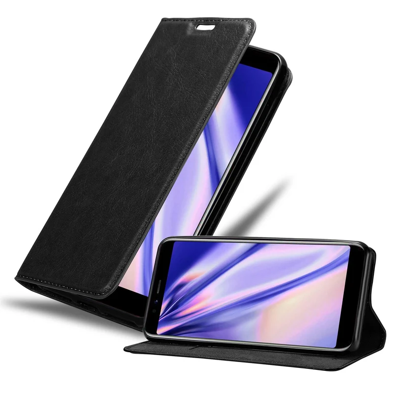 Cadorabo Hülle kompatibel mit Lenovo S5 Schutzhülle mit Magnetverschluss, Standfunktion und Kartenfach