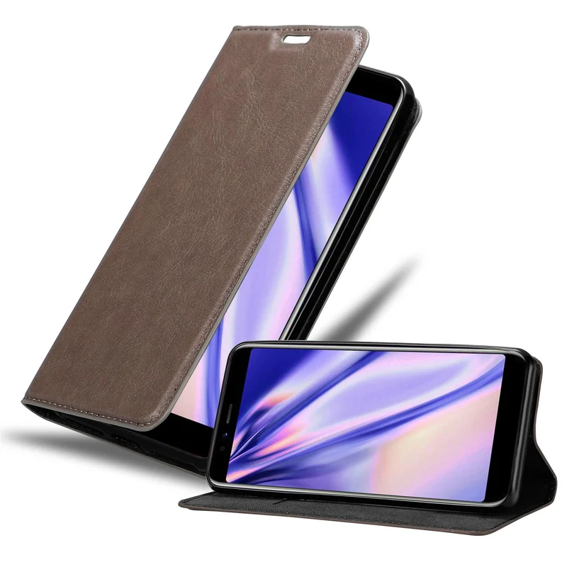 Cadorabo Hülle kompatibel mit Lenovo S5 Schutzhülle mit Magnetverschluss, Standfunktion und Kartenfach