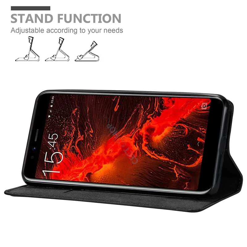 Cadorabo Hülle kompatibel mit Lenovo S5 Schutzhülle mit Magnetverschluss, Standfunktion und Kartenfach