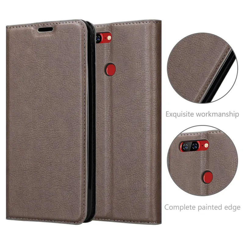 Cadorabo Hülle kompatibel mit Lenovo S5 Schutzhülle mit Magnetverschluss, Standfunktion und Kartenfach