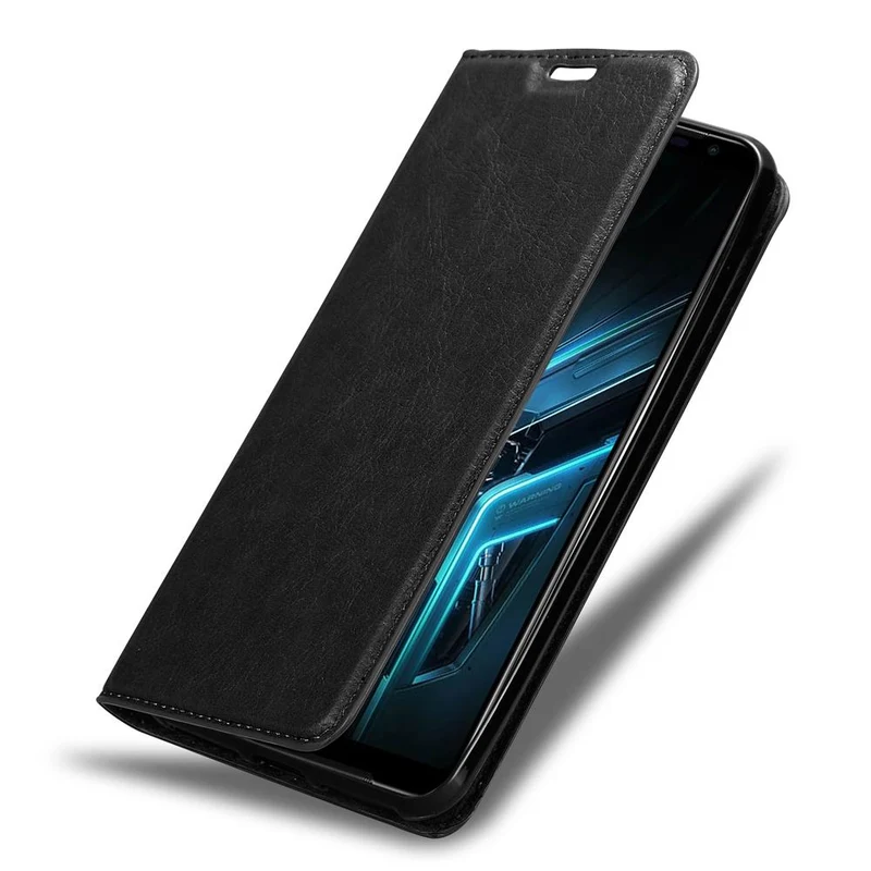 Cadorabo Hülle kompatibel mit Asus ROG Phone 3 Schutzhülle mit Magnetverschluss, Standfunktion und Kartenfach