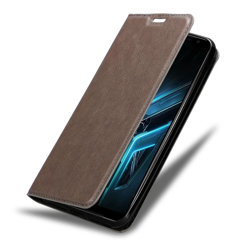 Cadorabo Hülle kompatibel mit Asus ROG Phone 3 Schutzhülle mit Magnetverschluss, Standfunktion und Kartenfach